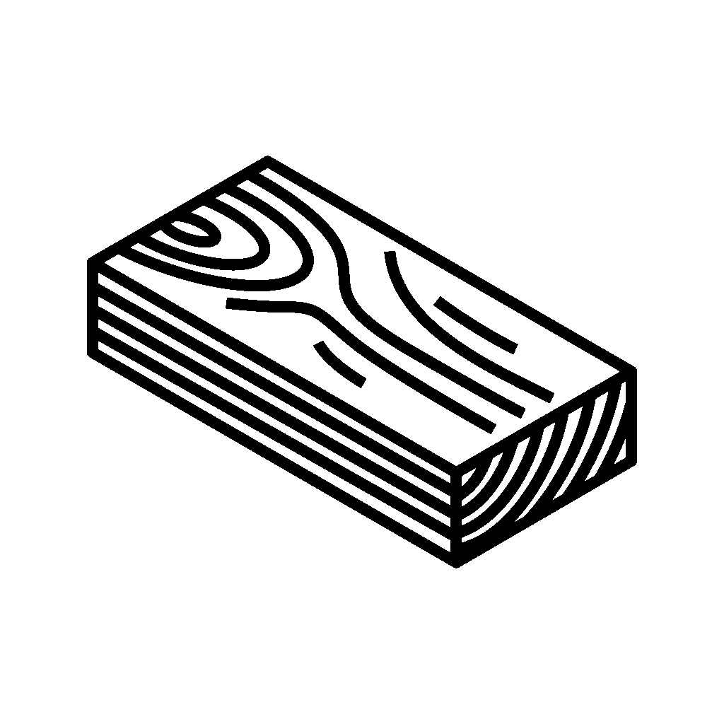 Icon illustrating 2×6 floor joists