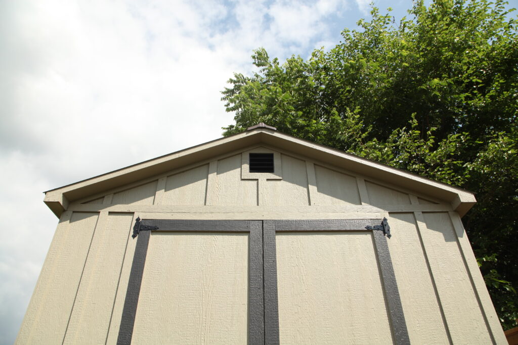 Glenco Sheds exterior building example set in backyard